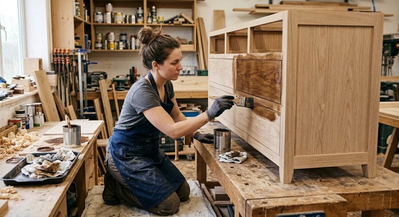 Built In Cabinetry Staining in Indianapolis, IN
