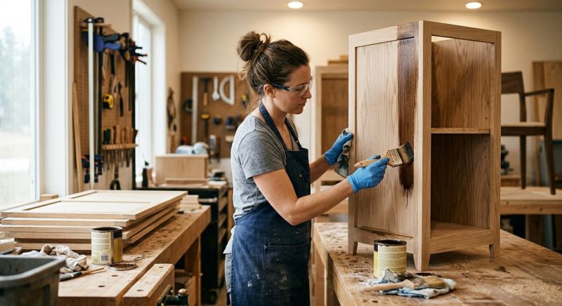 Built In Cabinetry Staining in Indianapolis, IN