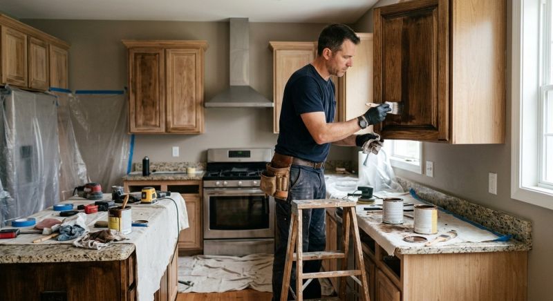 Cabinet Staining Service in Terre Haute, IN