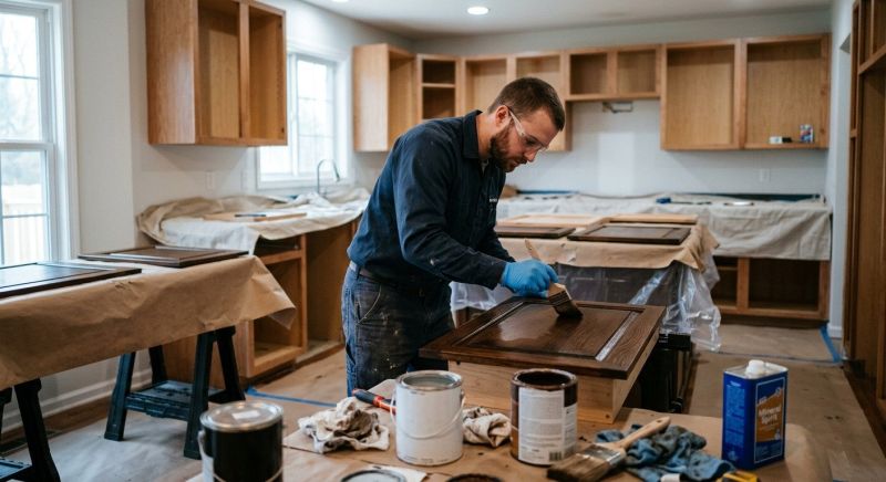 Cabinet Staining Service in Dayton, OH