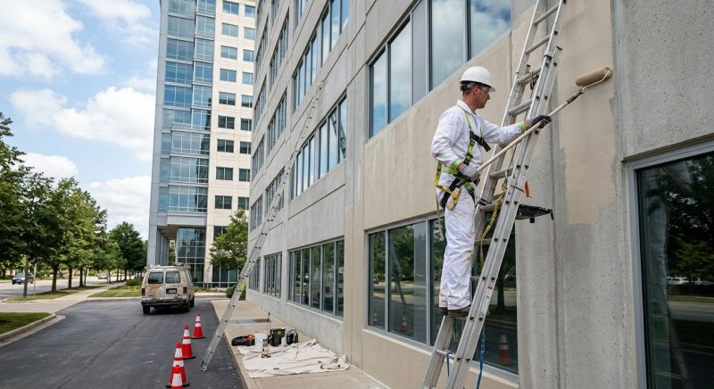 Commercial Concrete Painting in Waco, TX