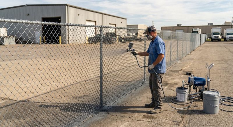 Commercial Fence Painting in Clearwater, FL