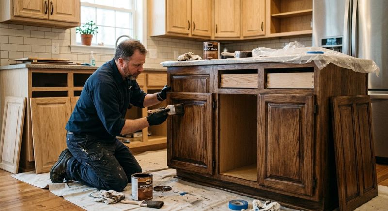 Cupboard Refinishing in Dayton, OH