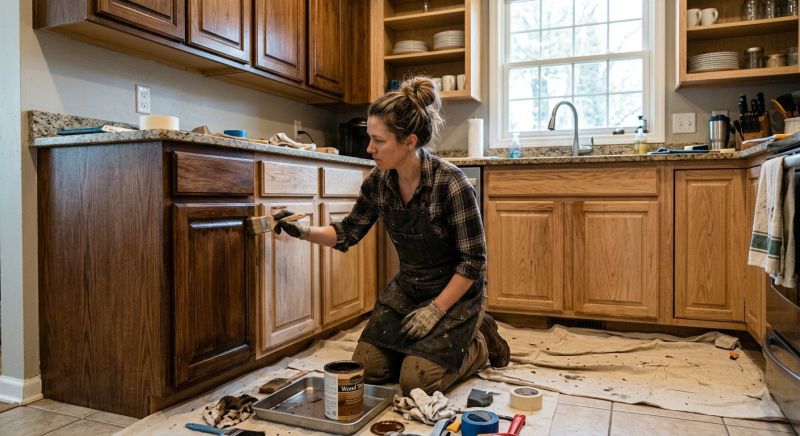Cupboard Refinishing in Bloomington, IN