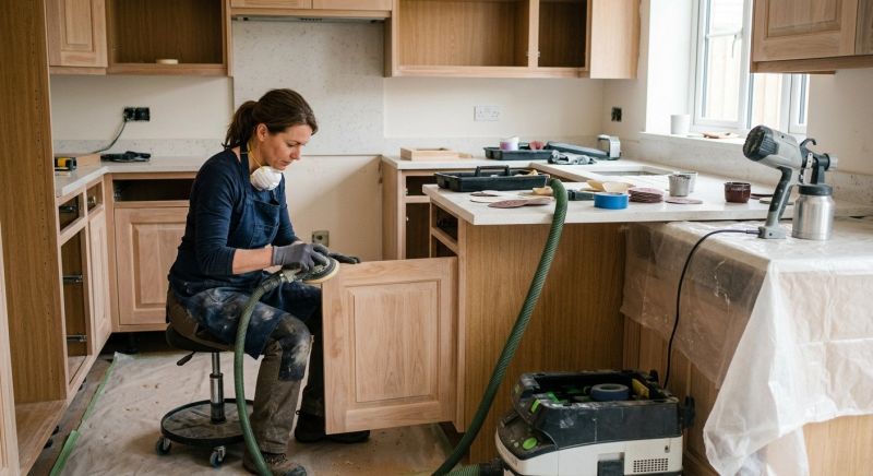 Oak Cabinet Refinishing in Terre Haute, IN
