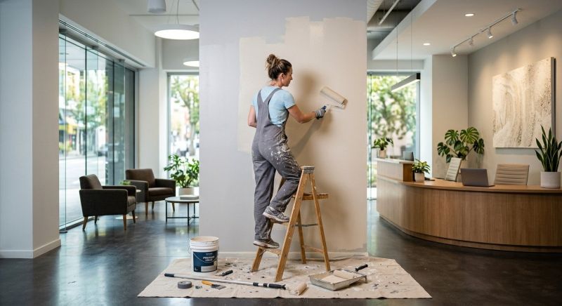 Reception Area Painting in Boulder, CO
