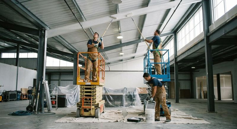 Retail Ceiling Painting in Arvada, CO