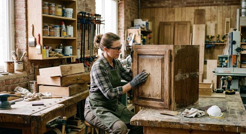 Wood Cabinet Refinishing in Cincinnati, OH